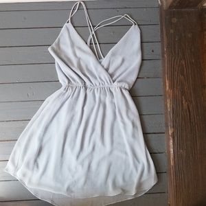 Strappy open back dress